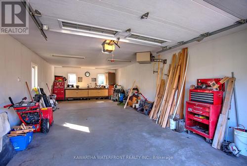 33 Northline Road, Kawartha Lakes, ON - Indoor Photo Showing Garage