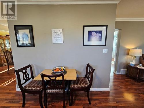 5933 Kurjata Road, Chetwynd, BC - Indoor Photo Showing Dining Room