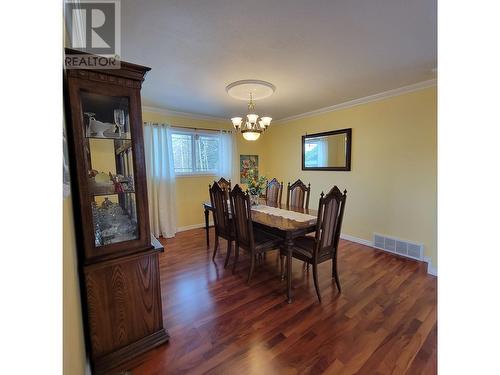 5933 Kurjata Road, Chetwynd, BC - Indoor Photo Showing Dining Room