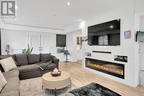 111 Meeting House Road, Vaughan, ON - Indoor Photo Showing Living Room With Fireplace