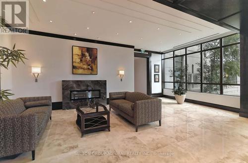 1205 - 100 Promenade Circle, Vaughan, ON - Indoor With Fireplace