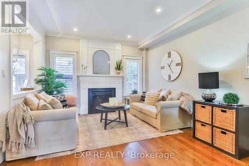 3089 Ferguson Drive, Burlington, ON - Indoor Photo Showing Living Room With Fireplace