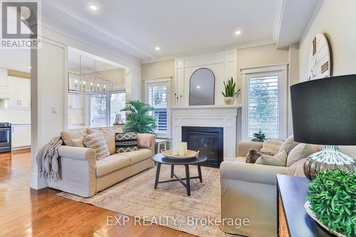 3089 Ferguson Drive, Burlington, ON - Indoor Photo Showing Living Room With Fireplace