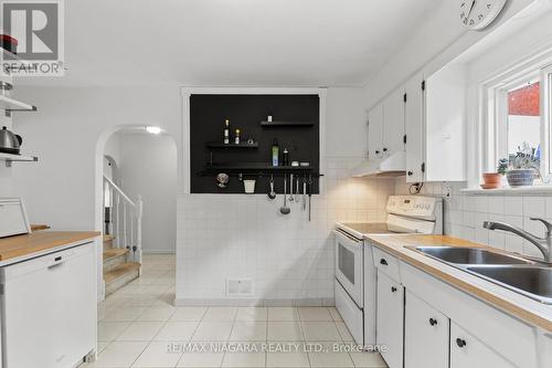 74 Marmora Street, St. Catharines, ON - Indoor Photo Showing Kitchen With Double Sink