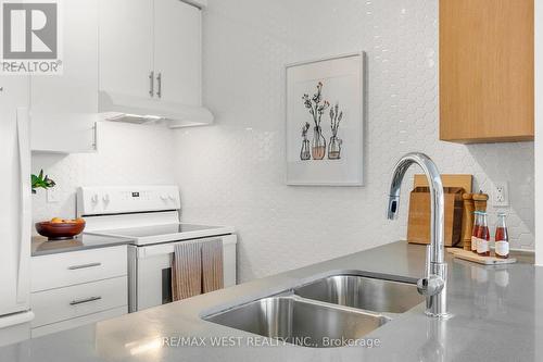 1205 - 8 Trent Avenue, Toronto, ON - Indoor Photo Showing Kitchen With Double Sink