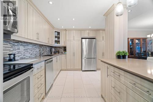 1806 - 362 The East Mall, Toronto, ON - Indoor Photo Showing Kitchen With Stainless Steel Kitchen With Upgraded Kitchen