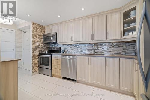 1806 - 362 The East Mall, Toronto, ON - Indoor Photo Showing Kitchen With Stainless Steel Kitchen