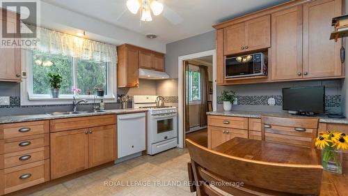 81 Queen Street, Thames Centre (Dorchester), ON - Indoor Photo Showing Kitchen With Double Sink