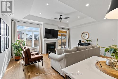 114 Aspen Circle, Thames Centre (Thorndale), ON - Indoor Photo Showing Living Room With Fireplace