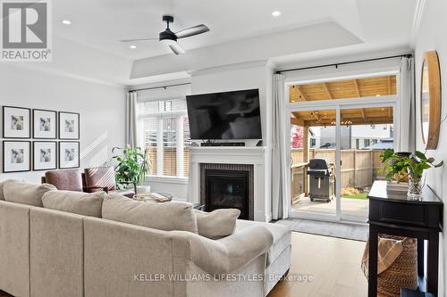 114 Aspen Circle, Thames Centre (Thorndale), ON - Indoor Photo Showing Living Room With Fireplace