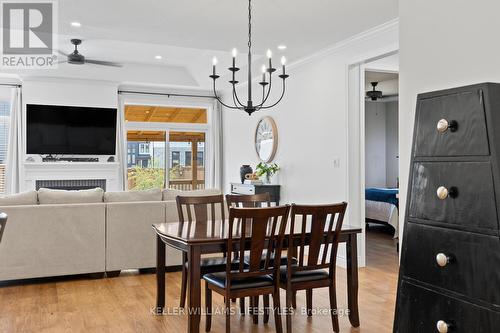 114 Aspen Circle, Thames Centre (Thorndale), ON - Indoor Photo Showing Dining Room With Fireplace