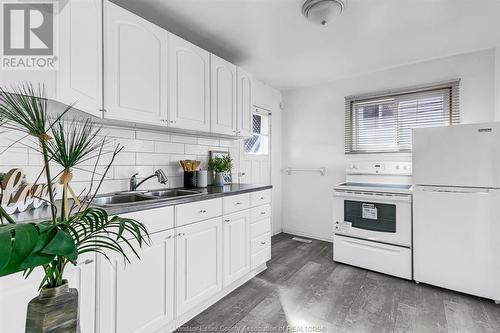 753 Eugenie, Windsor, ON - Indoor Photo Showing Kitchen With Double Sink