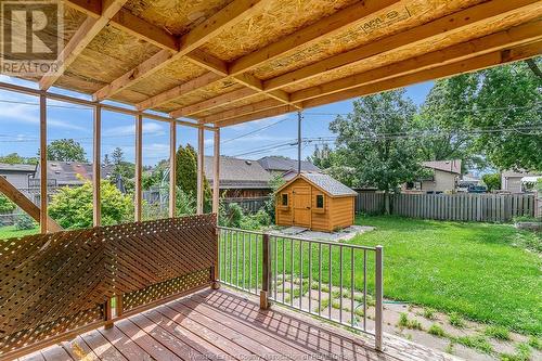 753 Eugenie, Windsor, ON - Outdoor With Deck Patio Veranda With Exterior