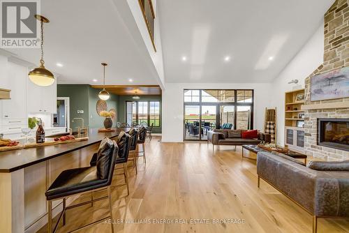 551 Shannon Road, Prince Edward County (Hallowell), ON - Indoor Photo Showing Living Room With Fireplace