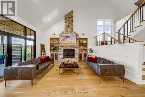 551 Shannon Road, Prince Edward County (Hallowell), ON - Indoor Photo Showing Living Room With Fireplace