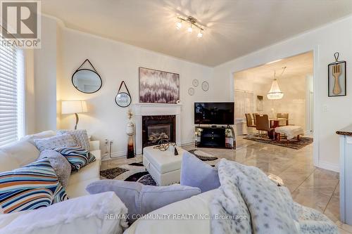 69 Clearfield Drive, Brampton, ON - Indoor Photo Showing Living Room With Fireplace