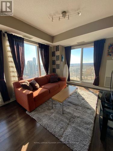 2108 - 385 Prince Of Wales Drive, Mississauga, ON - Indoor Photo Showing Living Room