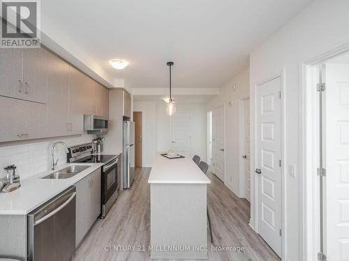 430 - 1105 Leger Way, Milton, ON - Indoor Photo Showing Kitchen With Double Sink With Upgraded Kitchen