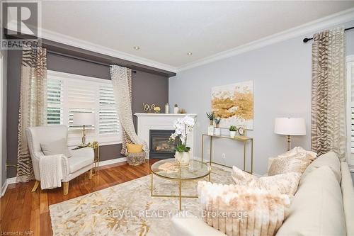 36 Natalie Court, Thorold, ON - Indoor Photo Showing Living Room With Fireplace