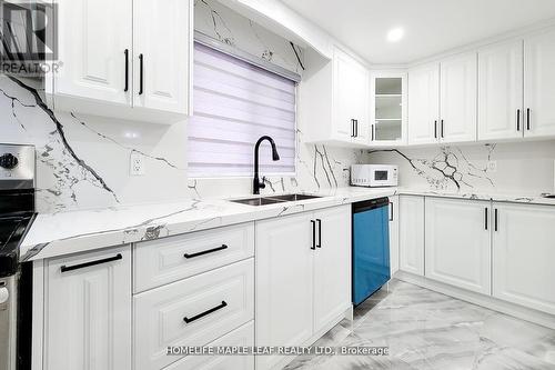 211 Dunsdon Street S, Brantford, ON - Indoor Photo Showing Kitchen With Double Sink