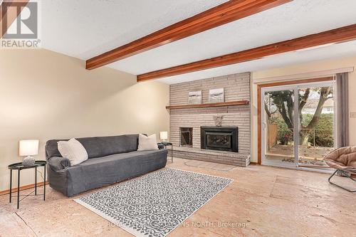 54 Townley Street, Clearview, ON - Indoor Photo Showing Living Room With Fireplace