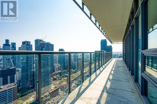 3704 - 33 Charles Street E, Toronto, ON - Outdoor With Balcony With View