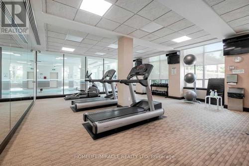 3006 - 3504 Hurontario Street, Mississauga, ON - Indoor Photo Showing Gym Room