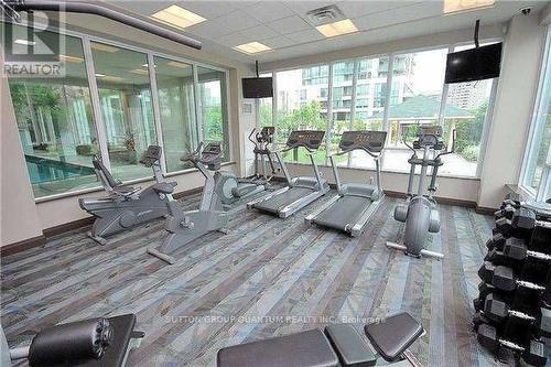 1210 - 3525 Kariya Drive, Mississauga, ON - Indoor Photo Showing Gym Room