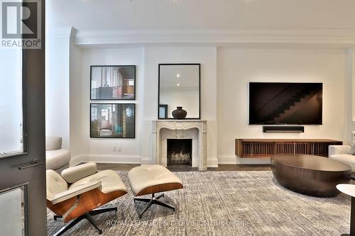 69 Sullivan Street, Toronto, ON - Indoor Photo Showing Living Room With Fireplace