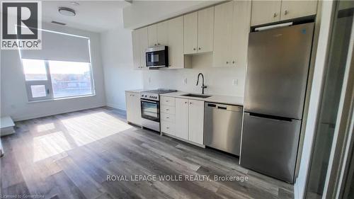 304 - 15 Wellington Street S, Kitchener, ON - Indoor Photo Showing Kitchen