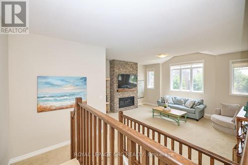 5 Abbott Place, Pelham, ON - Indoor Photo Showing Living Room With Fireplace