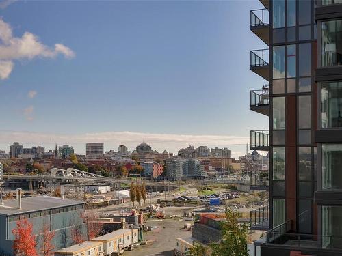 403-369 Tyee Rd, Victoria, BC - Outdoor With Balcony With View