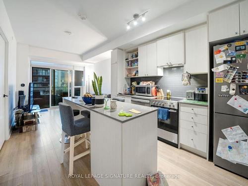 202-50 George Butchart Dr, Toronto, ON - Indoor Photo Showing Kitchen