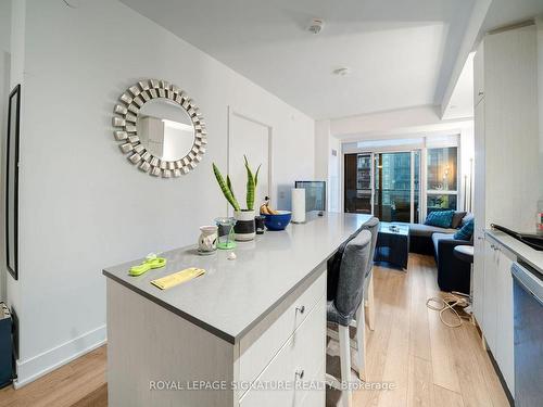 202-50 George Butchart Dr, Toronto, ON - Indoor Photo Showing Kitchen