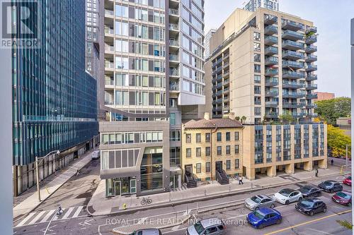 520 - 77 Shuter Street, Toronto, ON - Outdoor With Balcony With Facade