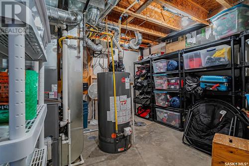 206 2Nd Avenue, Hanley, SK - Indoor Photo Showing Basement