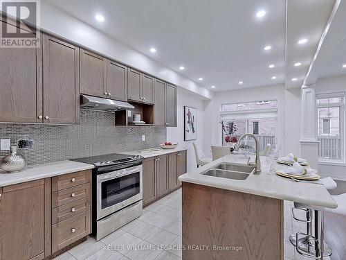 209 Kincardine Street, Vaughan, ON - Indoor Photo Showing Kitchen With Double Sink With Upgraded Kitchen