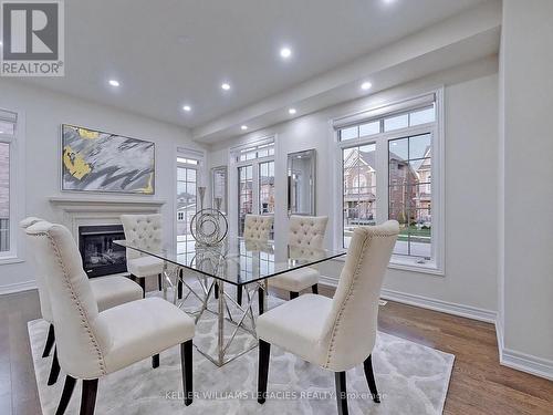 209 Kincardine Street, Vaughan, ON - Indoor Photo Showing Dining Room With Fireplace