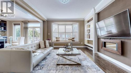 143 Beckett Avenue, Markham, ON - Indoor Photo Showing Living Room With Fireplace