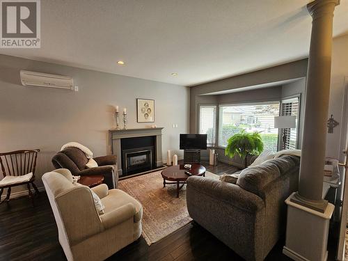 9800 Turner Street Unit# 50, Summerland, BC - Indoor Photo Showing Living Room With Fireplace