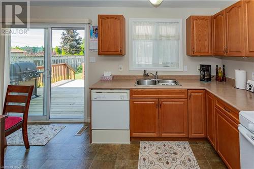 34 Shelton Drive, Ingersoll, ON - Indoor Photo Showing Kitchen With Double Sink