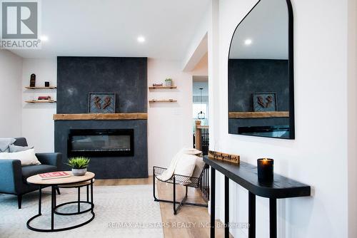 206135 Sykes Street N, Meaford, ON - Indoor Photo Showing Living Room With Fireplace