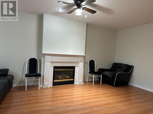 41 Allangrove Drive, Brampton, ON - Indoor Photo Showing Living Room With Fireplace