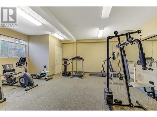 1329 Klo Road Unit# 212, Kelowna, BC - Indoor Photo Showing Gym Room