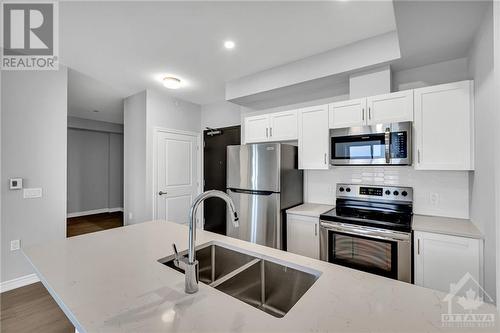 1350 Hemlock Road Unit#301, Ottawa, ON - Indoor Photo Showing Kitchen With Double Sink