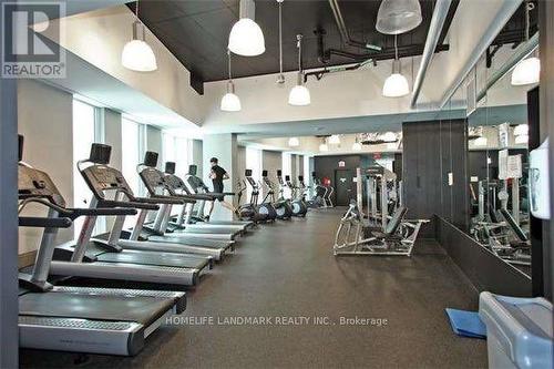 3606 - 75 Queens Wharf Road, Toronto, ON - Indoor Photo Showing Gym Room