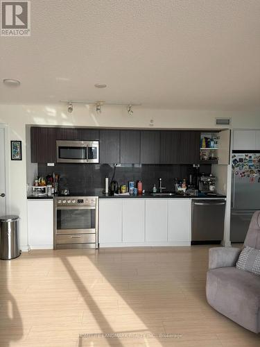 3606 - 75 Queens Wharf Road, Toronto, ON - Indoor Photo Showing Kitchen With Stainless Steel Kitchen