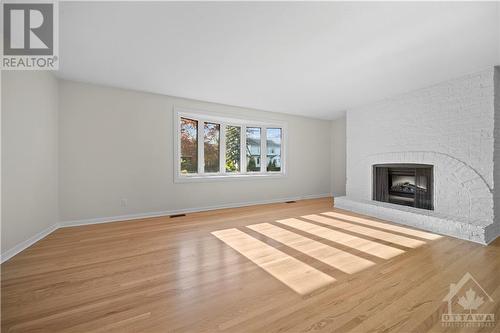 1619 Valmarie Avenue, Ottawa, ON - Indoor Photo Showing Living Room With Fireplace