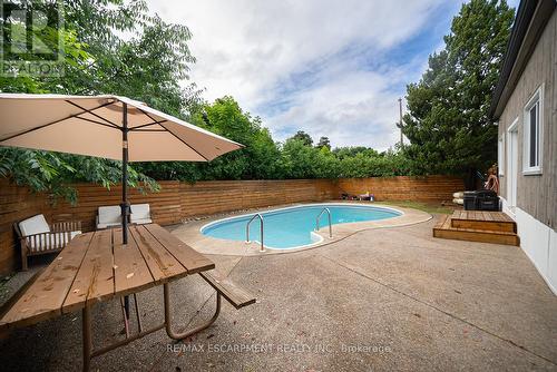 122 Balmoral Drive, Brantford, ON - Outdoor With In Ground Pool With Backyard