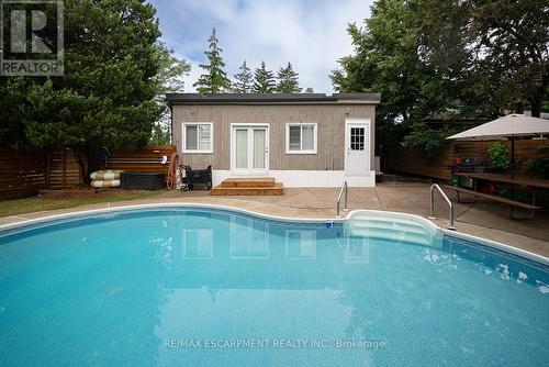 122 Balmoral Drive, Brantford, ON - Outdoor With In Ground Pool With Backyard